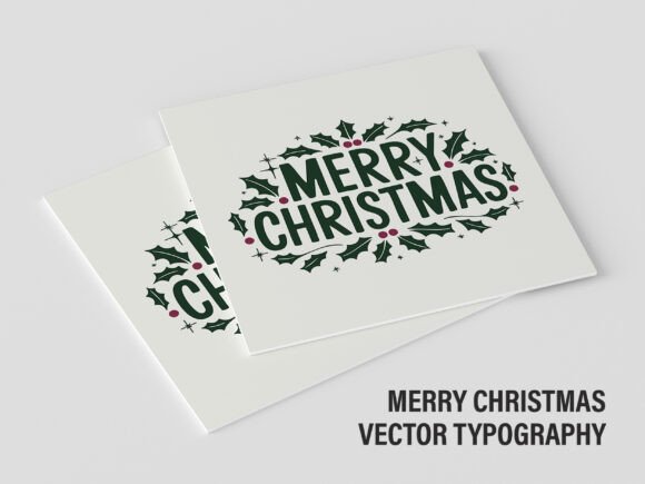 Download Merry Christmas Vector Typography V2 01 - Christmas vector Collection