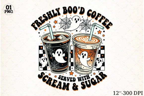 Download Freshly Boo’d Coffee Halloween Fall PNG - Fall png Collection