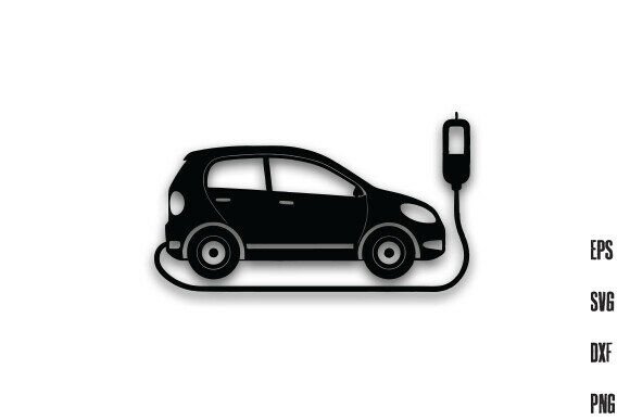 Download Electronic Car Line Art Silhouette PNG - Silhouette Collection