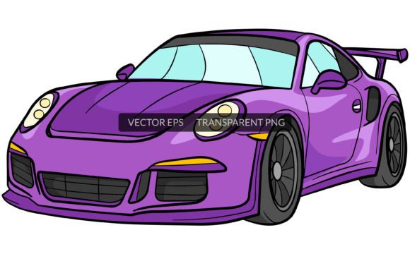 Download Luxury Racing Sport Car Illustration - Car illustration Collection