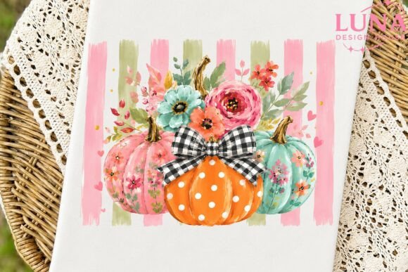Download Floral Pumpkins Fall PNG Sublimation - Fall png Collection